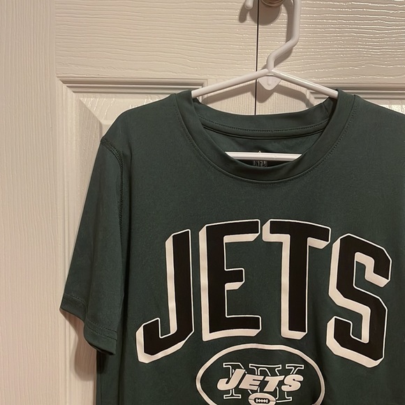 NWOT NFL JETS football short sleeve shirt size kids small - Picture 3 of 7